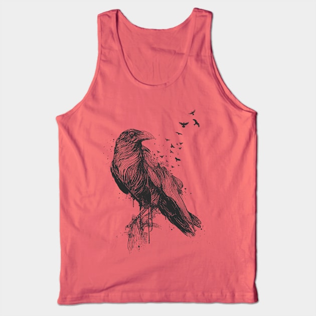 Born to be free (bw) Tank Top by soltib